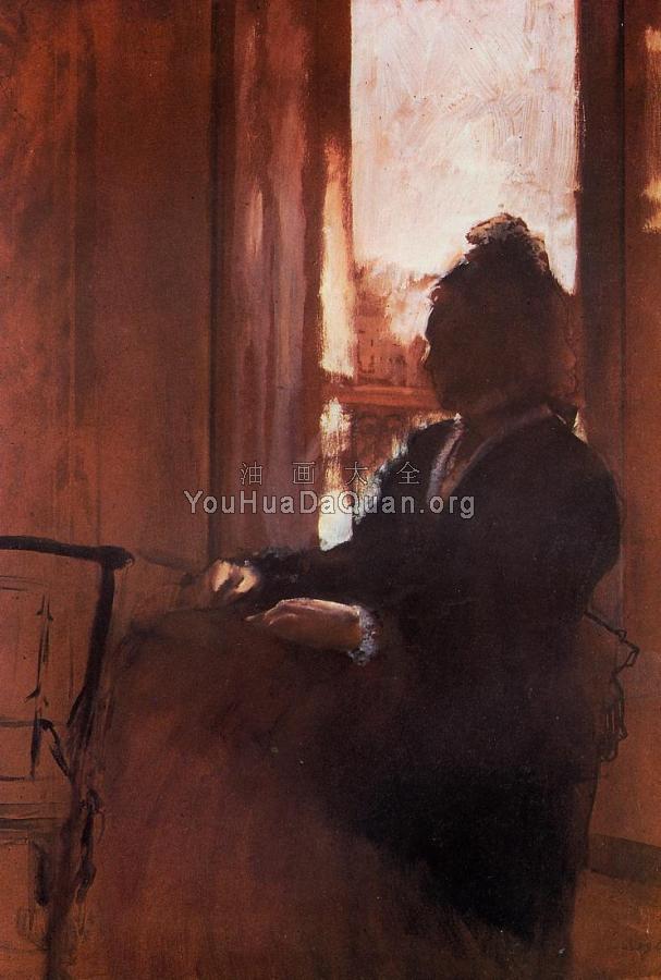 Woman at the Window - 埃德加·德加